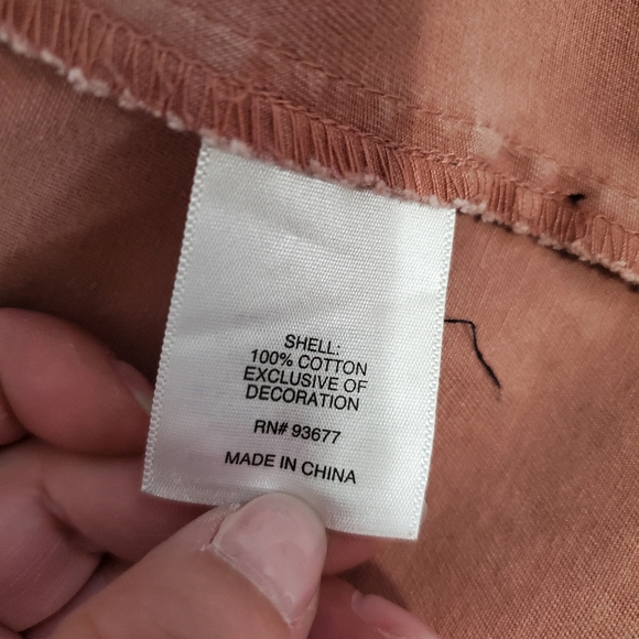 ANA~PALE PINK CARGO ZIP & SNAP JACKET! - Picture 15 of 15